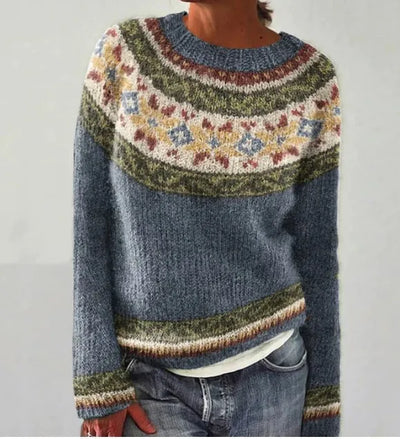 Silvia | Retro Knitted Sweater