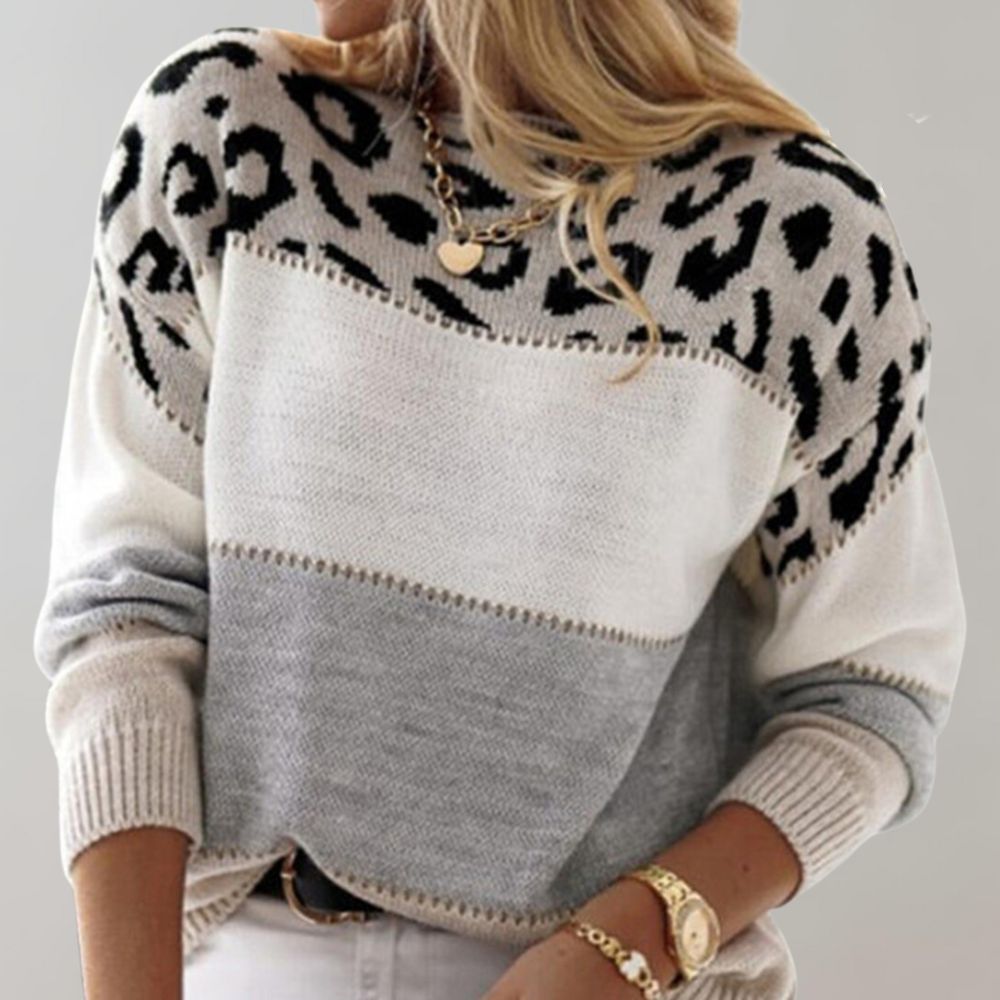 Maison Valmont™ | Elegant Leopard Sweater