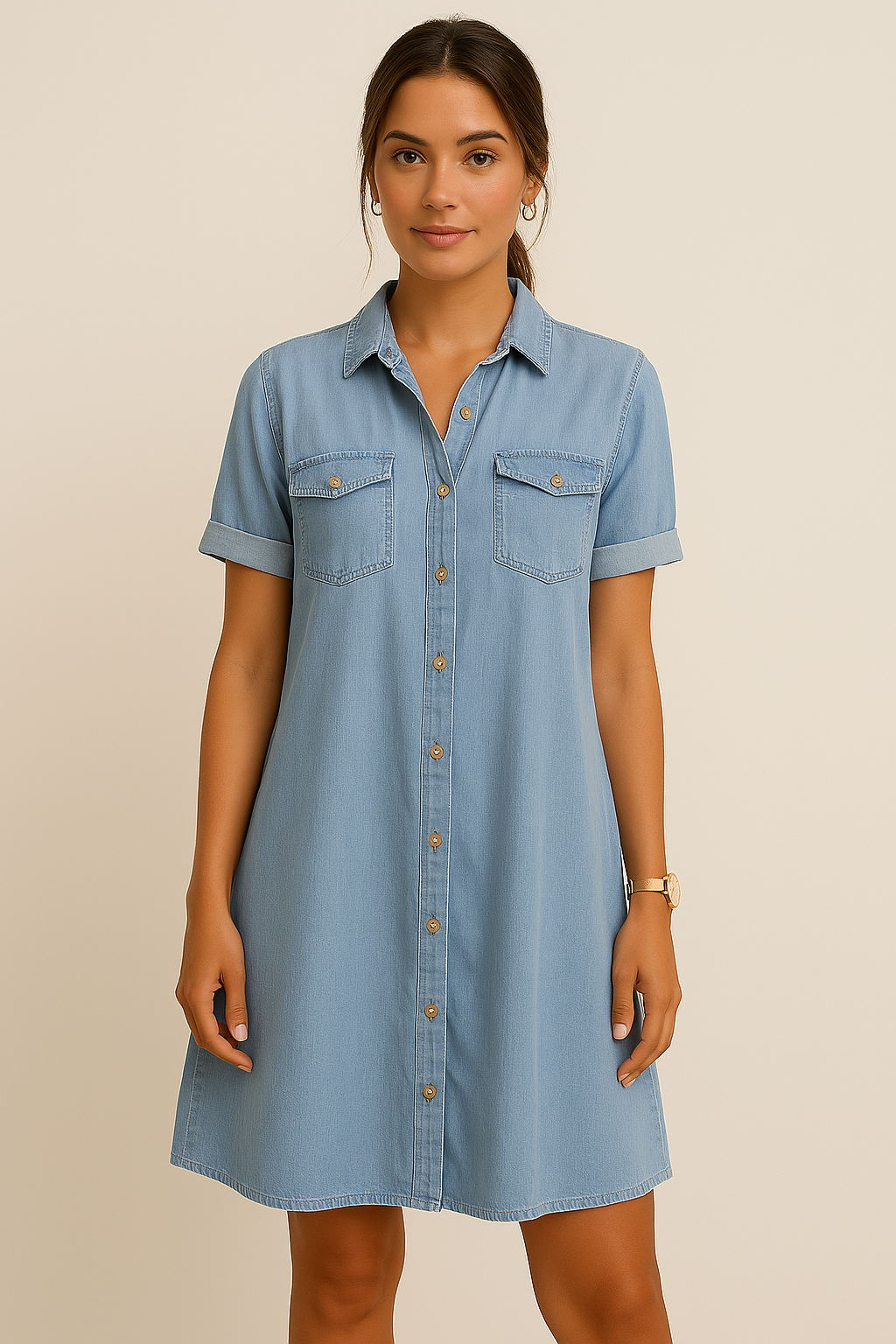 Claire™ | EasyFit Denim Dress