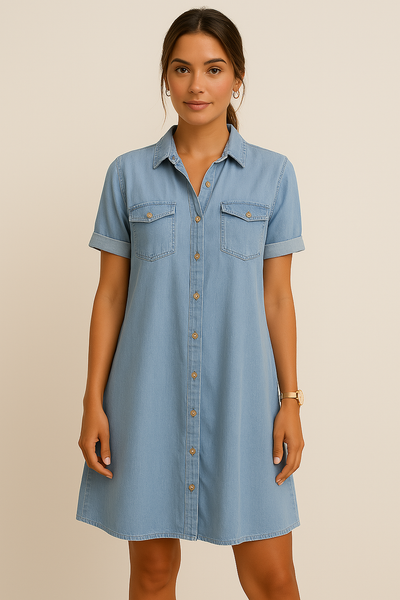 Claire™ | EasyFit Denim Dress