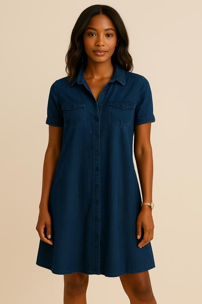 Claire™ | EasyFit Denim Dress