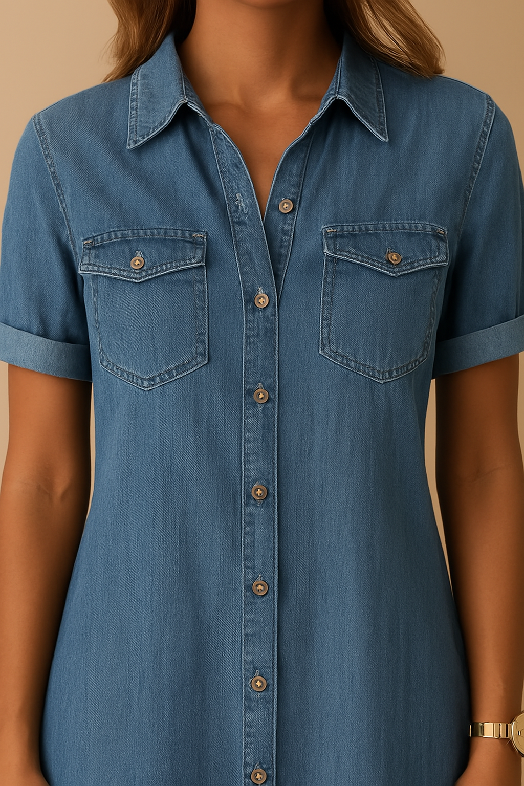 Claire™ | EasyFit Denim Dress