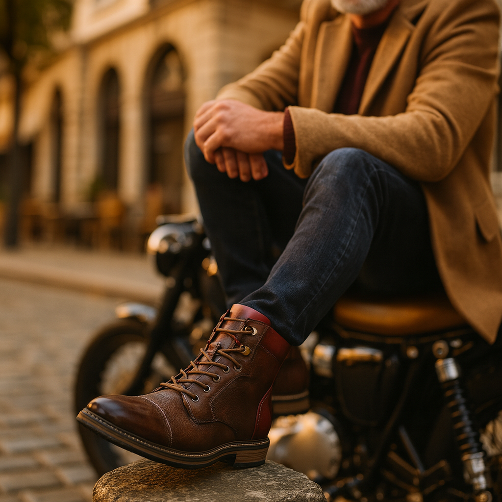 Constantin™ | Men's Leather Ankle Boots