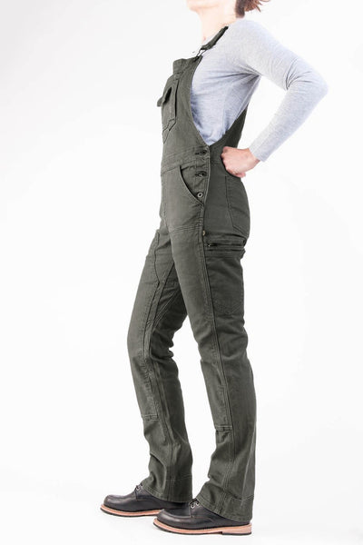 Stretch Canvas Work Dungarees for Women