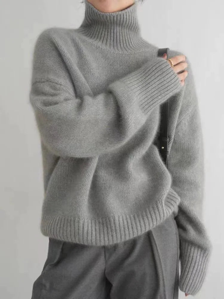 Isabella™ | Casual Cashmere Turtleneck