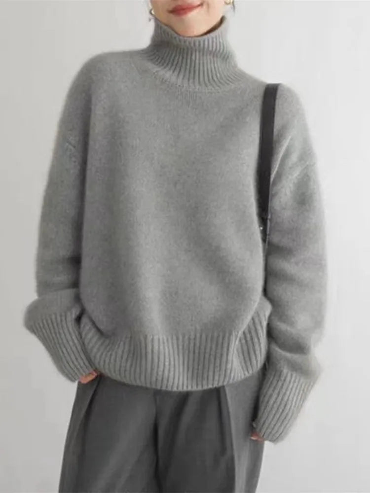 Isabella™ | Casual Cashmere Turtleneck