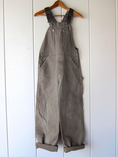 Women's Canvas Dungarees with Relaxed Fit
