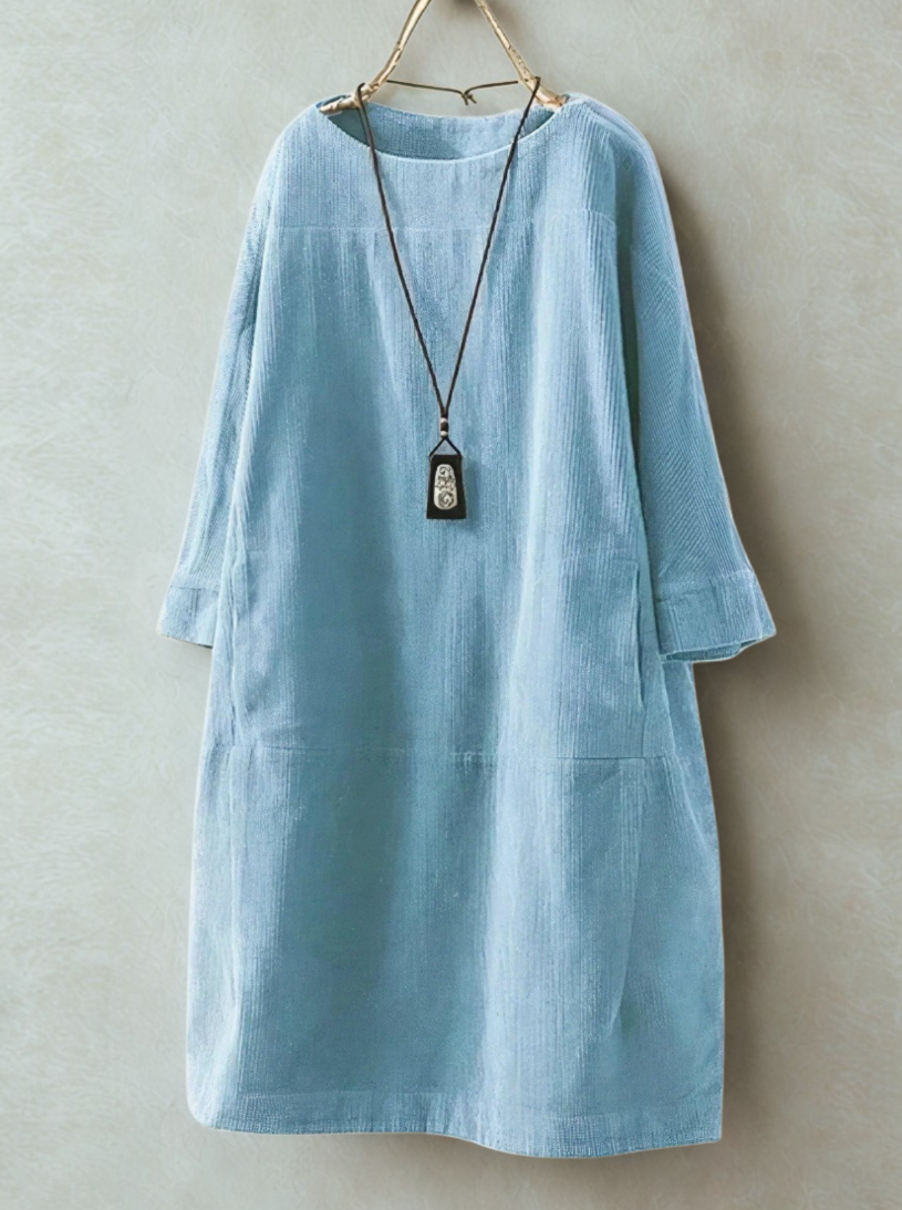 Marivelle™ | Classic Corduroy Tunic Dress