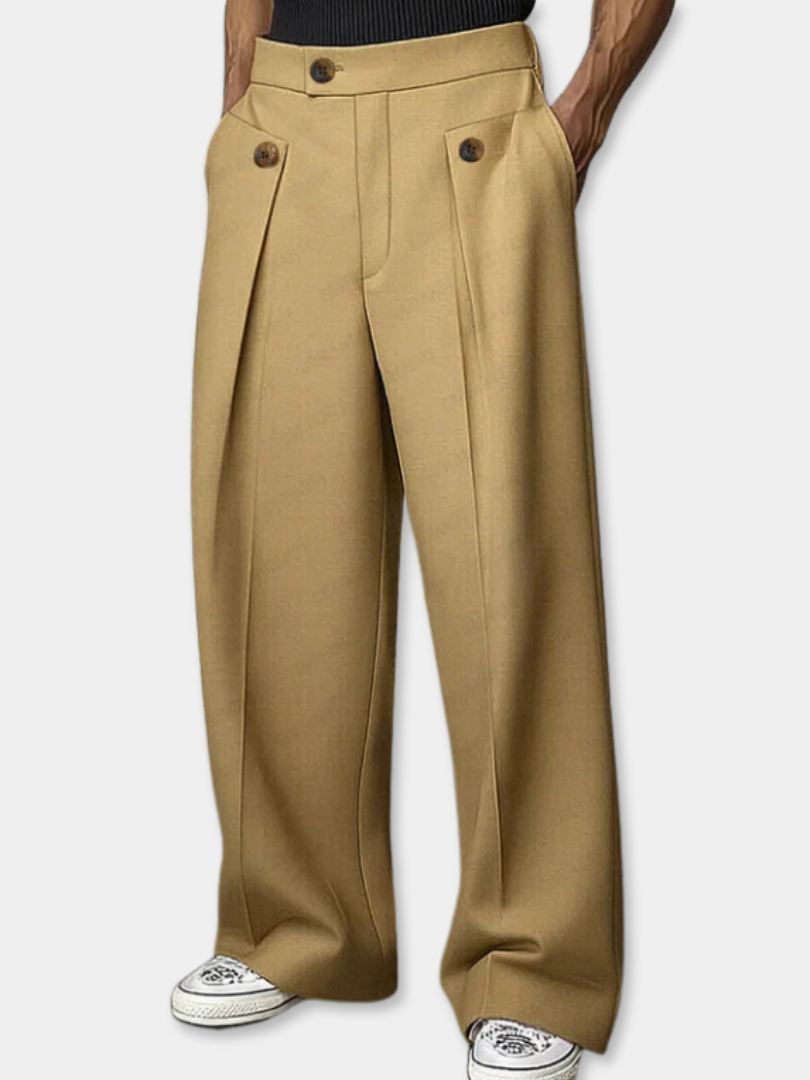Cam™ | Elegant Trousers with Pleats for Men