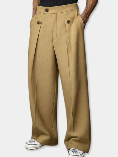 Cam™ | Elegant Trousers with Pleats for Men