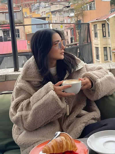 Liora™ | Oversized Teddy Jacket