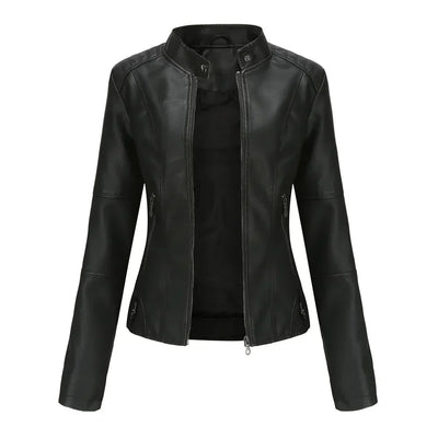 Bellini | Minimalist Smooth Leather Jacket
