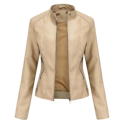 Bellini | Minimalist Smooth Leather Jacket