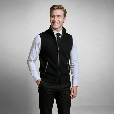 Garrison™ | Elegant & Warm Full Zip Vest