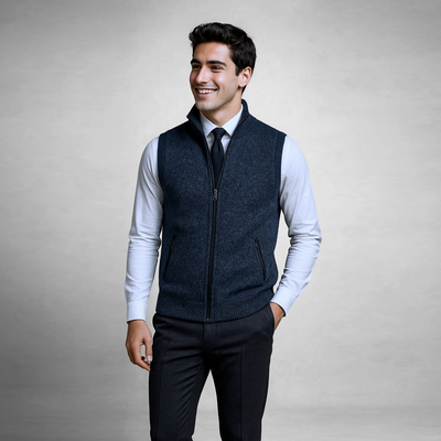 Garrison™ | Elegant & Warm Full Zip Vest