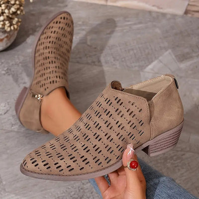 Kara™ | Orthopaedic Leather Ankle Boots