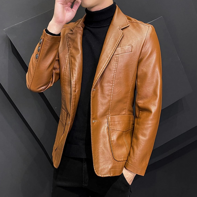 UrbanPulse™ | Leather Vintage Jacket
