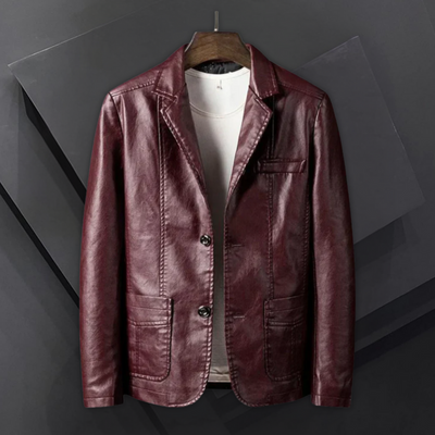 UrbanPulse™ | Leather Vintage Jacket