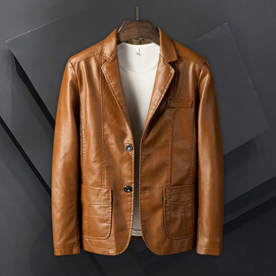 UrbanPulse™ | Leather Vintage Jacket