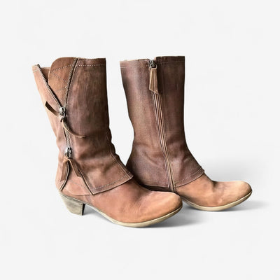 Amparo™ | Elegant Leather Fall Boots