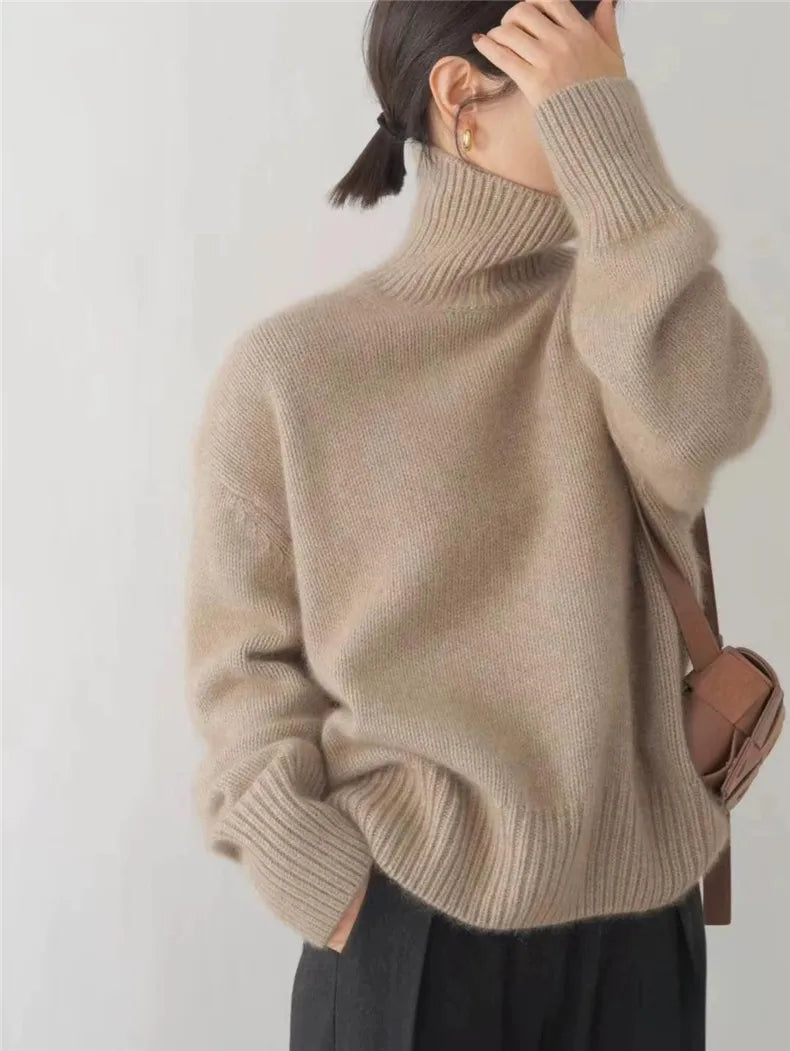 Isabella™ | Casual Cashmere Turtleneck