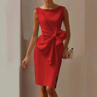 Athena™ | Elegant Bow-Tie Dress