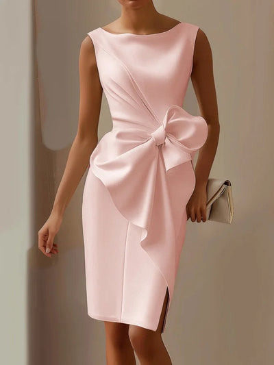 Athena™ | Elegant Bow-Tie Dress