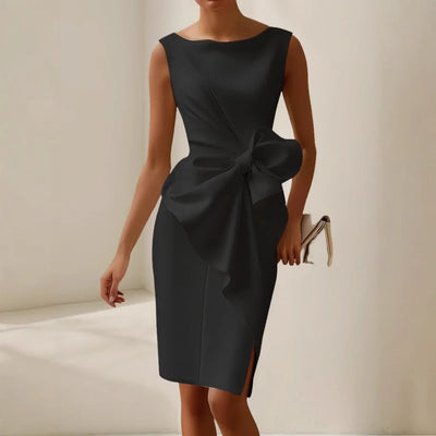 Athena™ | Elegant Bow-Tie Dress