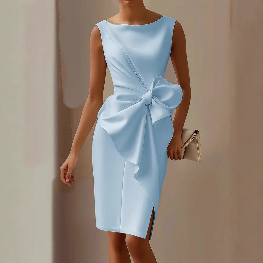 Athena™ | Elegant Bow-Tie Dress