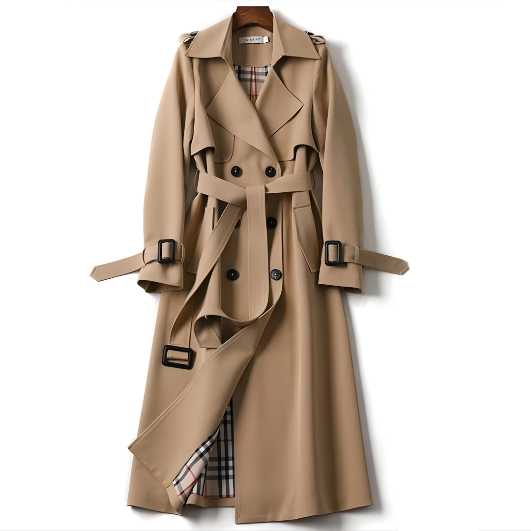 Vespara™ | Elegant Trench Coat with Timeless Style