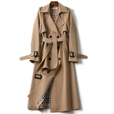 Vespara™ | Elegant Trench Coat with Timeless Style