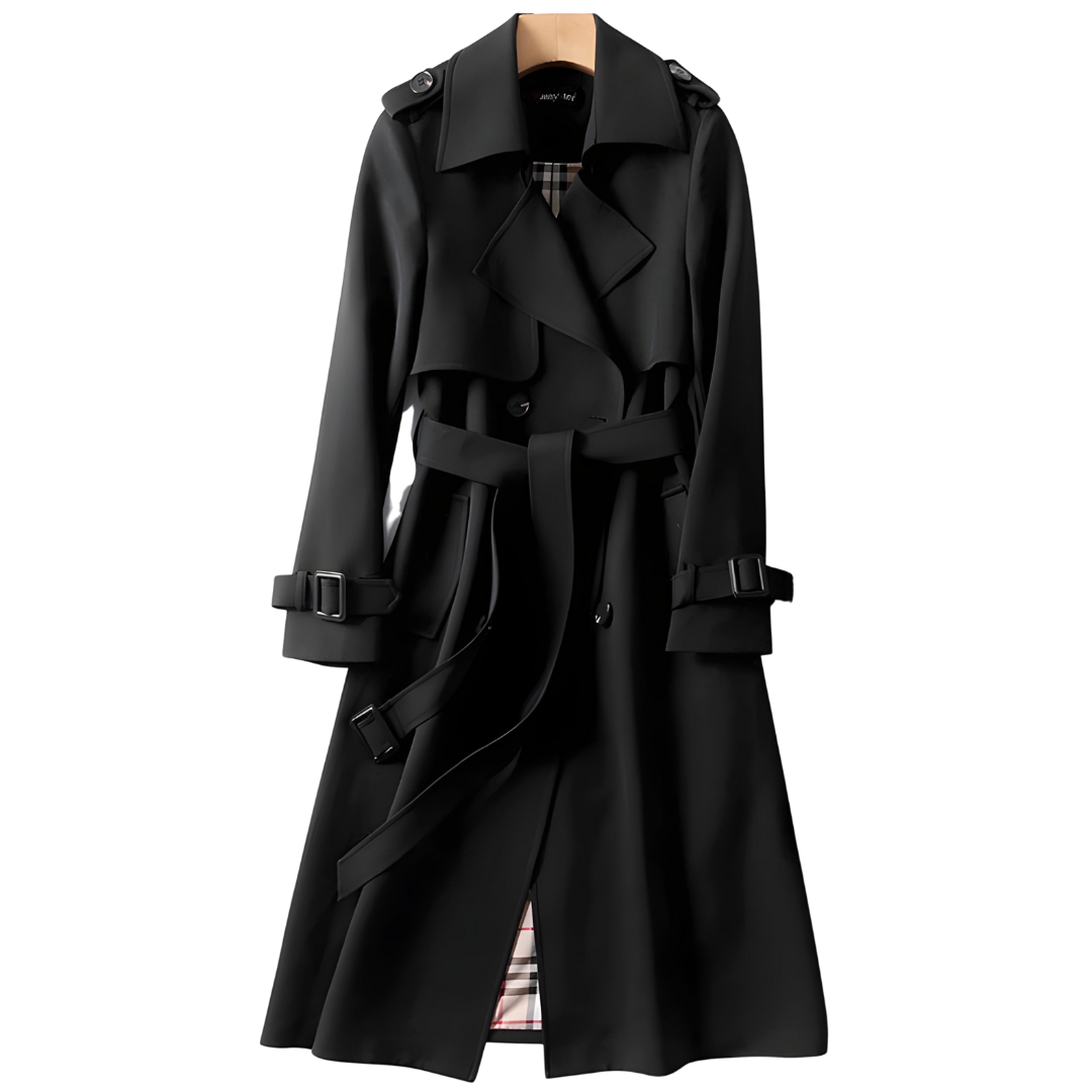 Vespara™ | Elegant Trench Coat with Timeless Style
