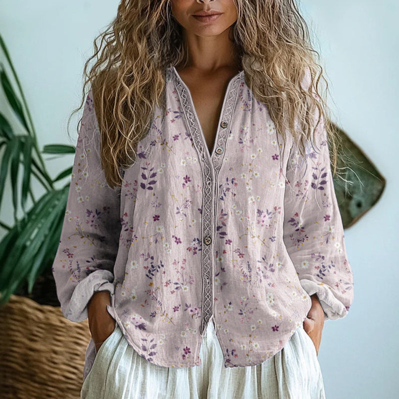 Amara™ | Stylish Printed Blouse