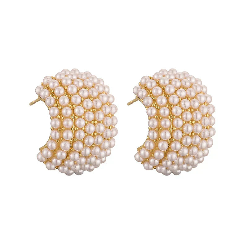 Classic Style Pearl Earrings