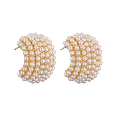 Classic Style Pearl Earrings