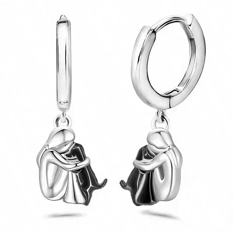 Romy & Rose™ | Earrings with Dog Icon (Round Closure)