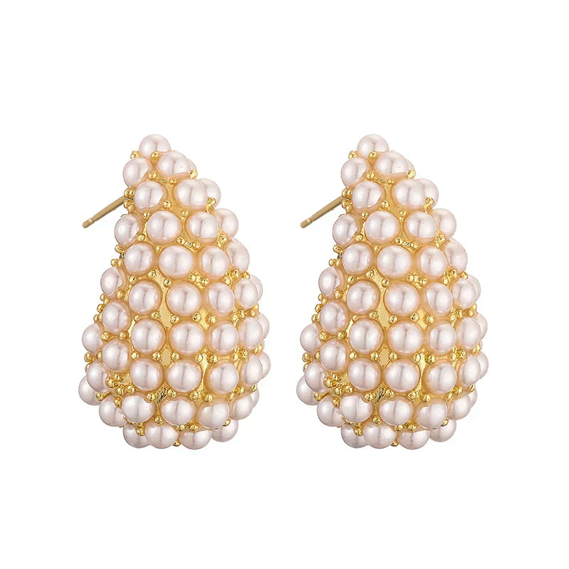 Classic Style Pearl Earrings