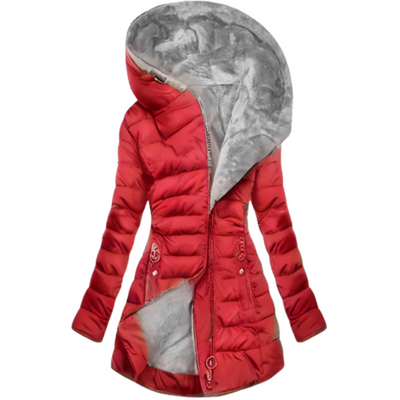 FrostGlam™ | Oversized Hooded Puffer Elegance