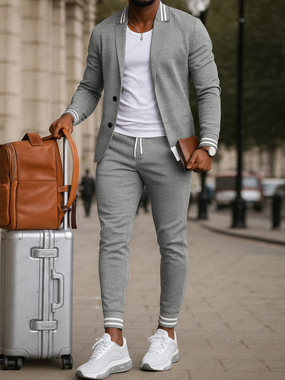 Brayson™ | Athletic Inspired Blazer Pants Set