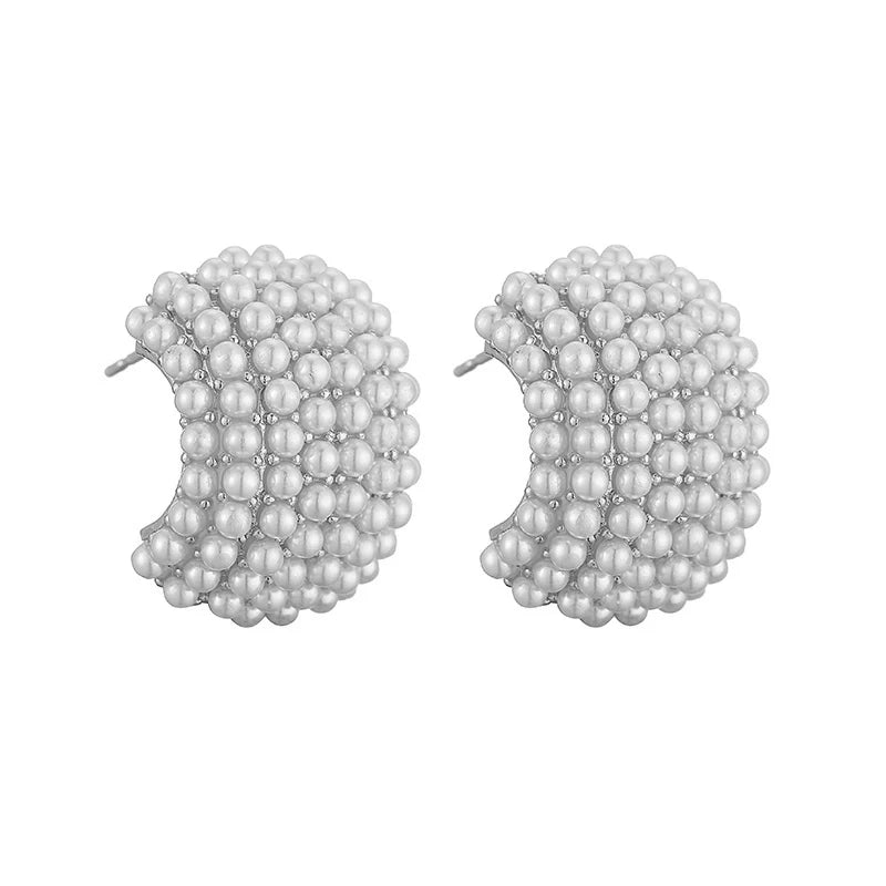 Classic Style Pearl Earrings