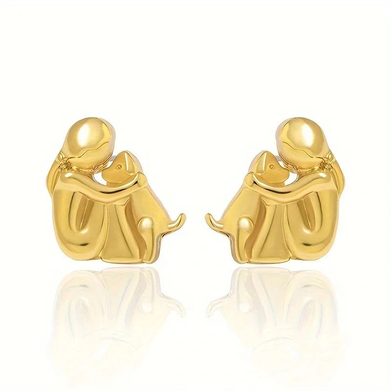 Romy & Rose™ | Earrings with Dog Icon
