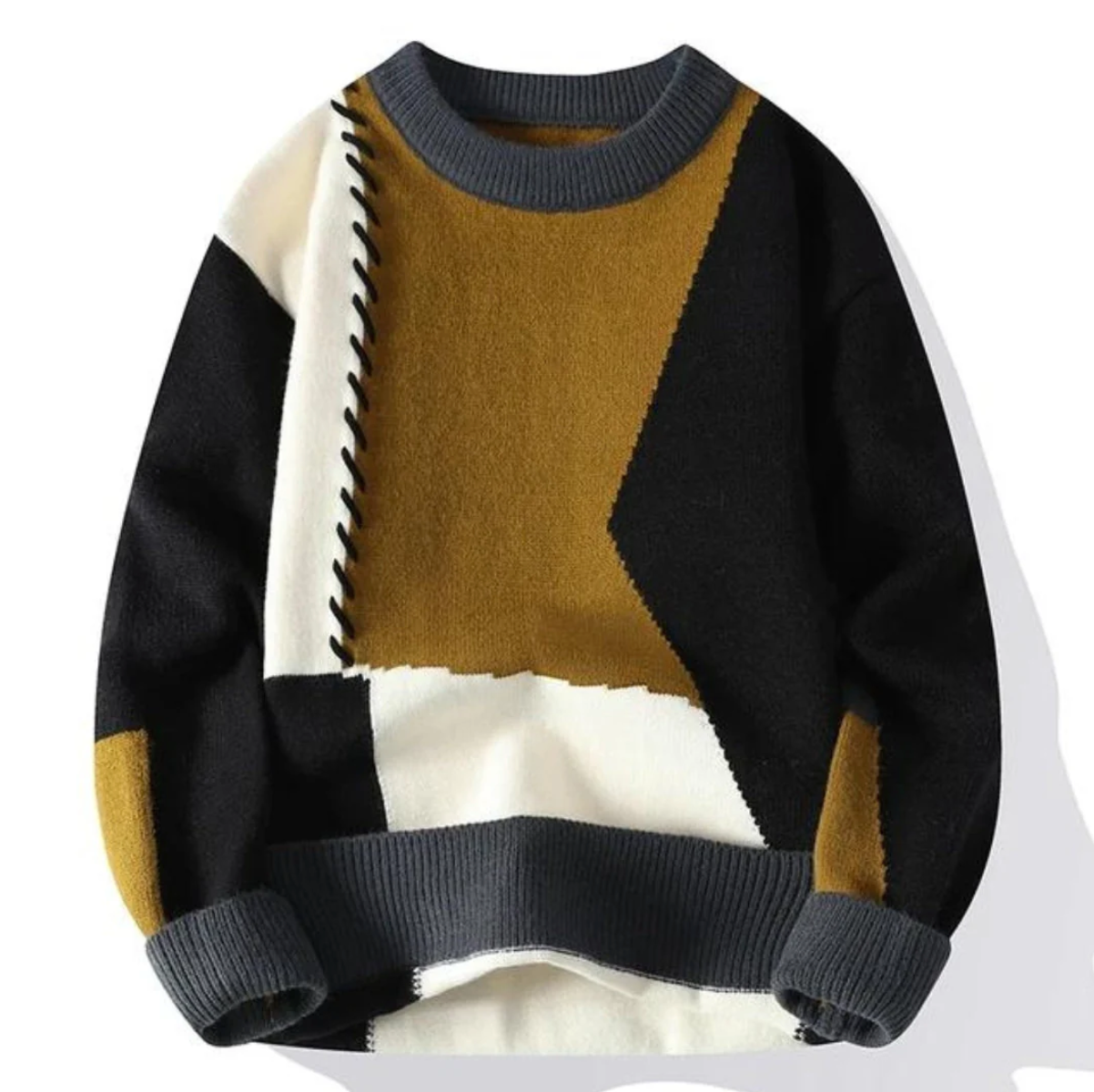 Brunetta | Comfortable Patchwork Pullover