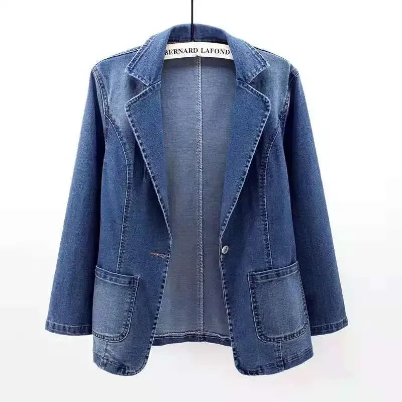 Solène™ | Flowing denim jacket