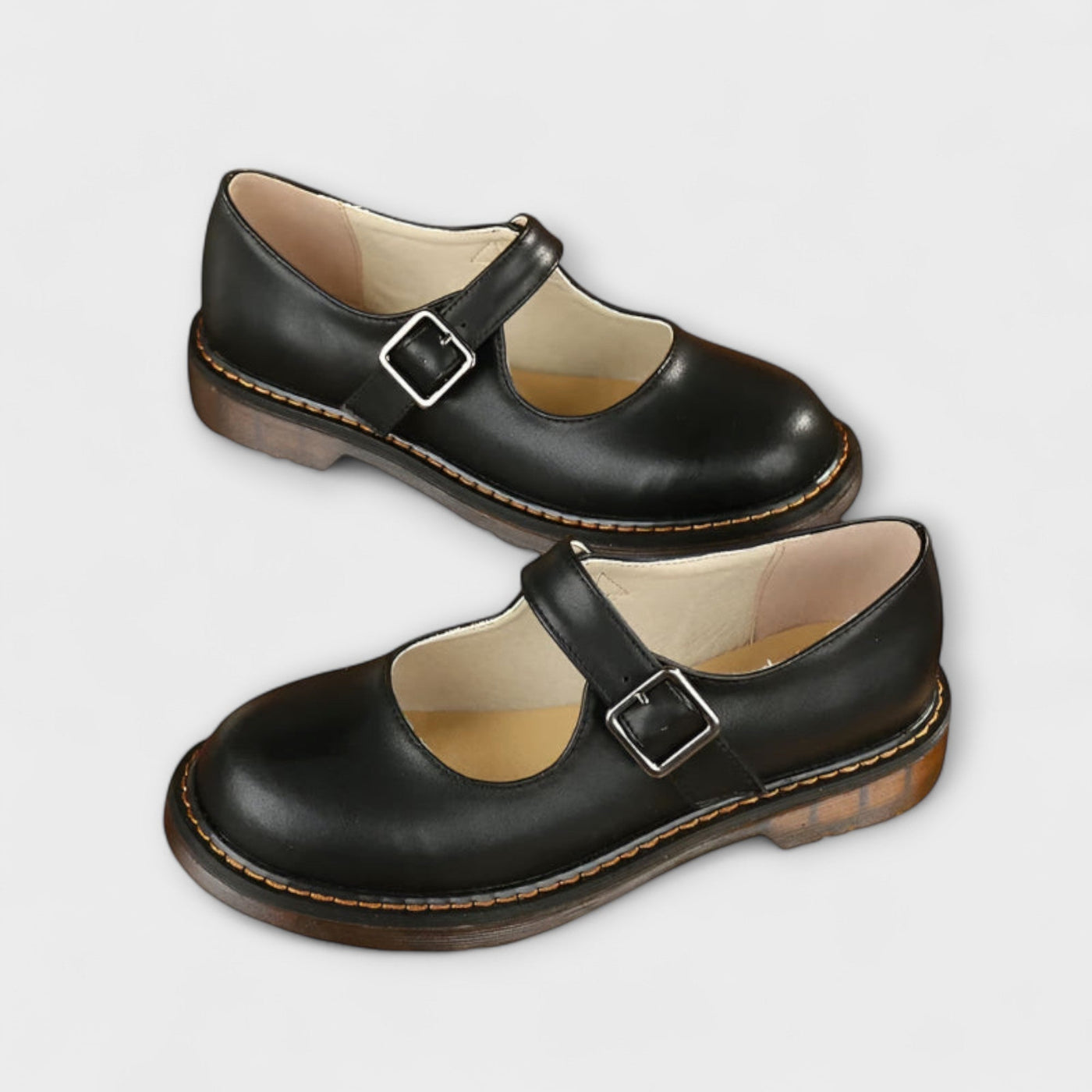 Dam Vintage Mary Jane Shoes – Classic Shoes with Straps and Comfort Sole