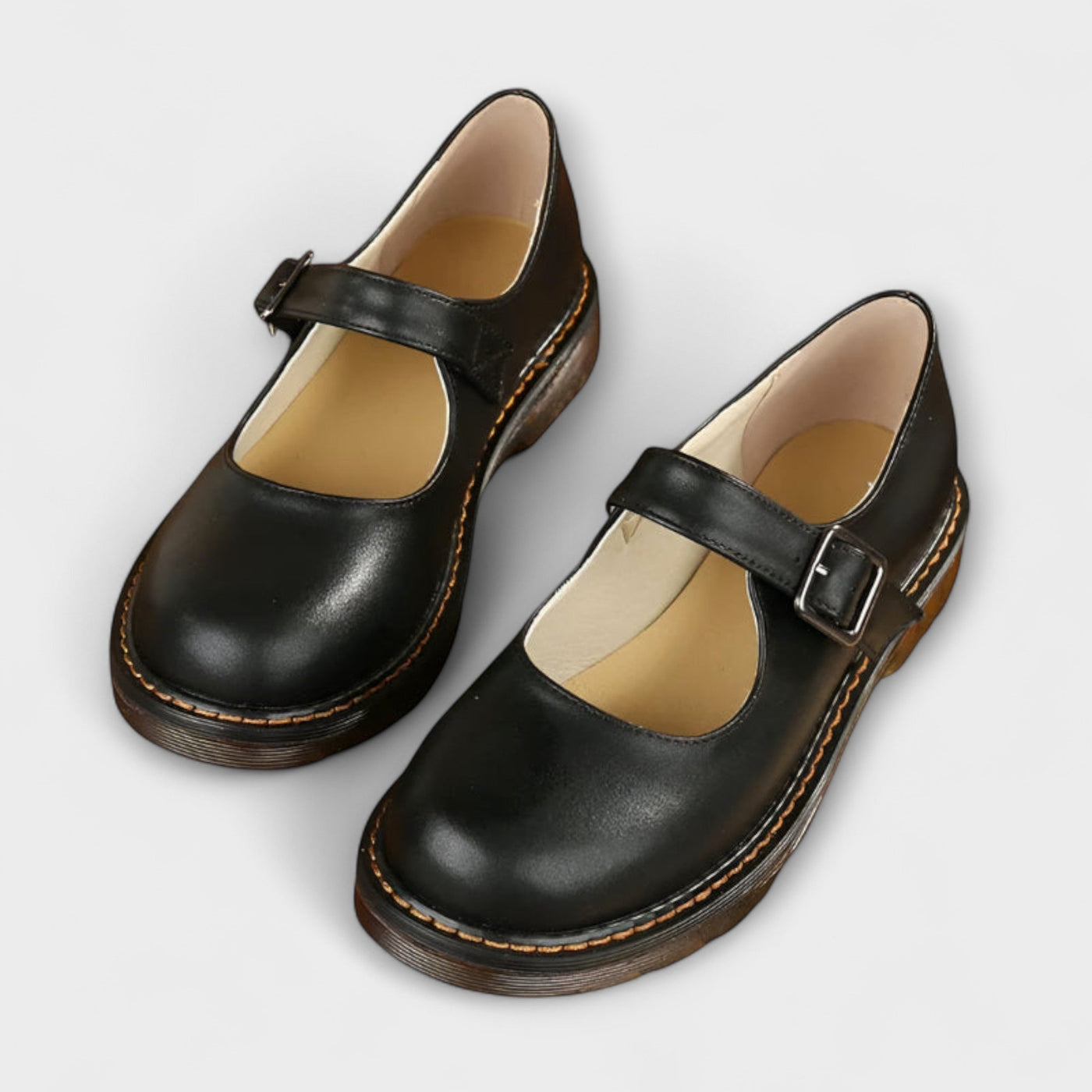 Dam Vintage Mary Jane Shoes – Classic Shoes with Straps and Comfort Sole