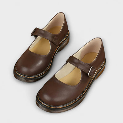 Dam Vintage Mary Jane Shoes – Classic Shoes with Straps and Comfort Sole