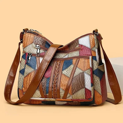 Adriano™ | Mosaic Leather Handbag