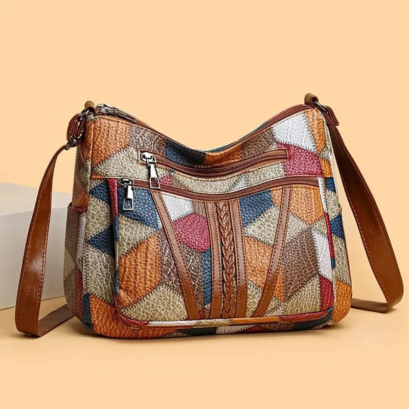 Adriano™ | Mosaic Leather Handbag
