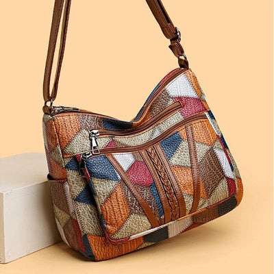 Adriano™ | Mosaic Leather Handbag