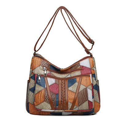 Adriano™ | Mosaic Leather Handbag